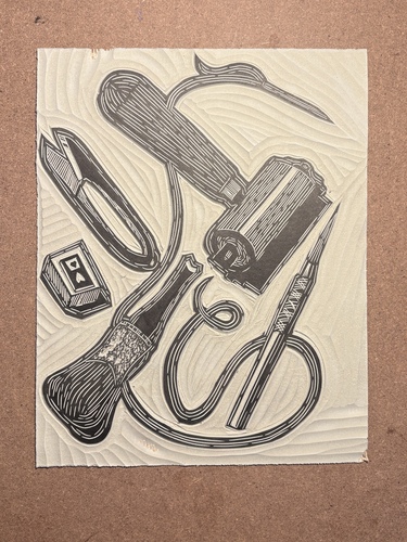 Book Arts Tools Block